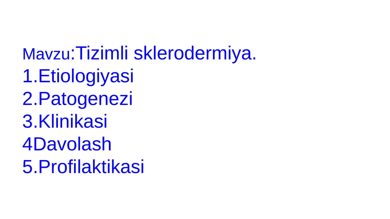 Tizimli sklerodermiya