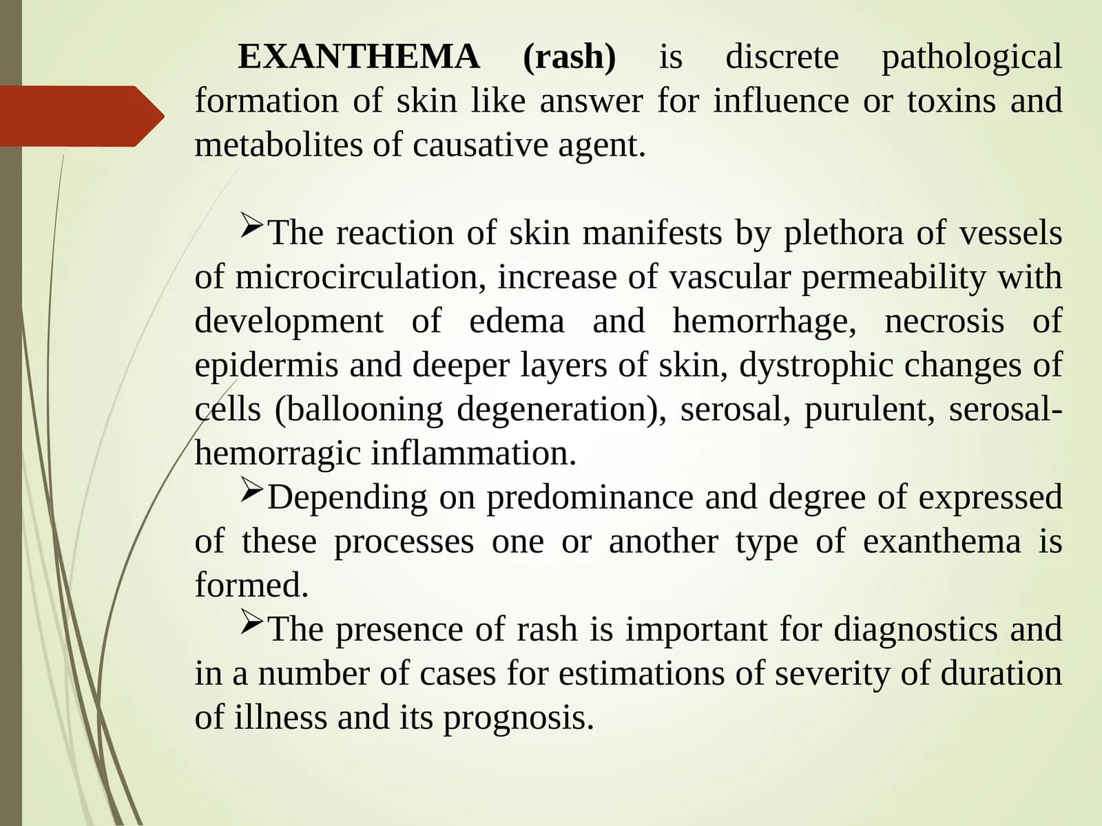 EXANTHEMA (rash)