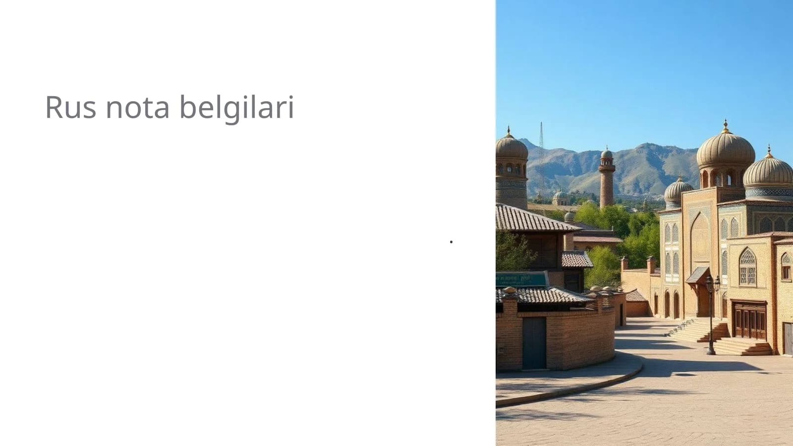 Rus nota belgilari
