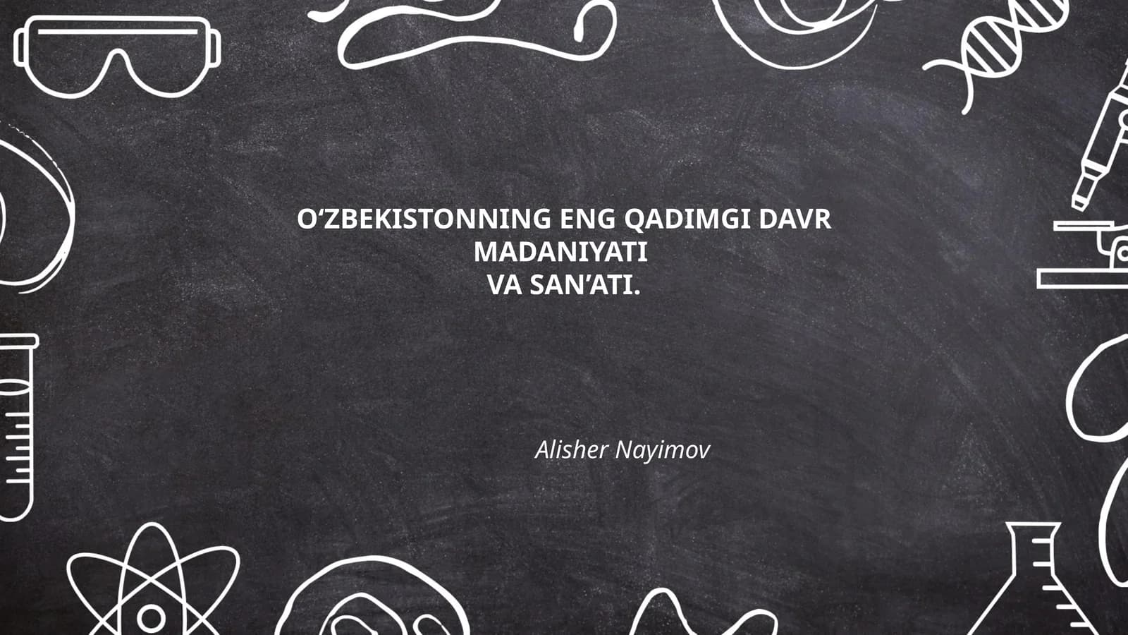 O'zbekistonning Eng Qadimgi Davr Madaniyat va San'ati