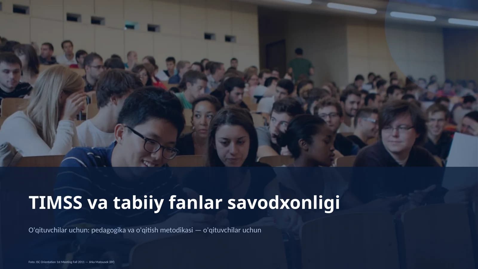 TIMSS va tabiiy fanlar savodxonligi