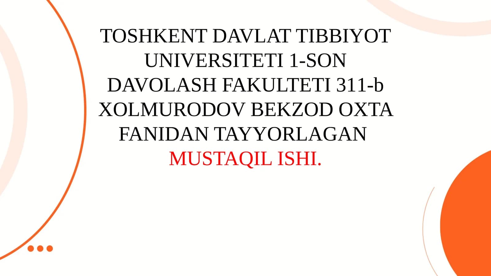 Umurtapog'onasi organiyaning tug'manug'sonlari operativ davolash usullari