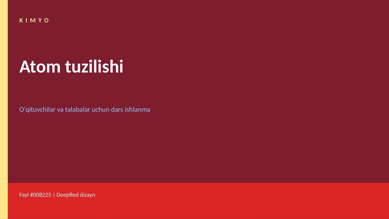 Atom tuzilishi