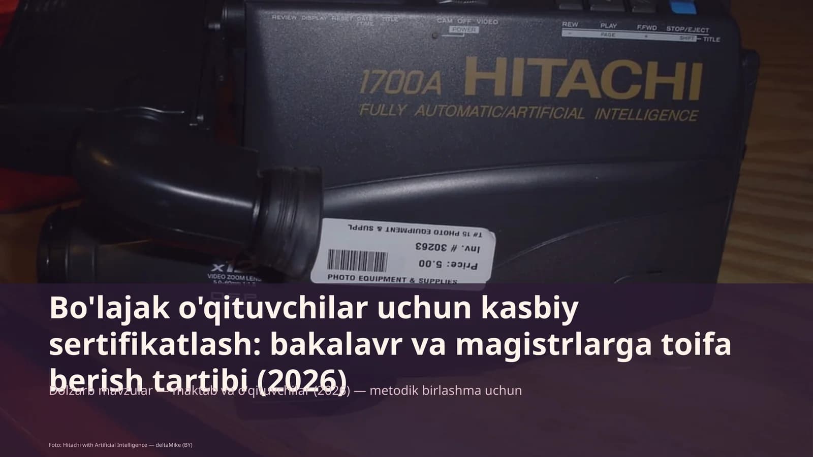 Bo'lajak o'qituvchilar uchun kasbiy sertifikatlash: bakalavr va magistrlarga toifa berish tartibi