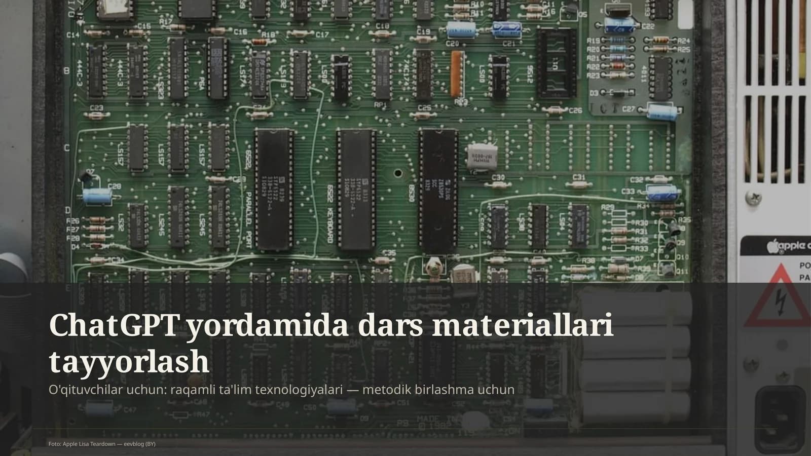raqamli ta'lim texnologiyalari