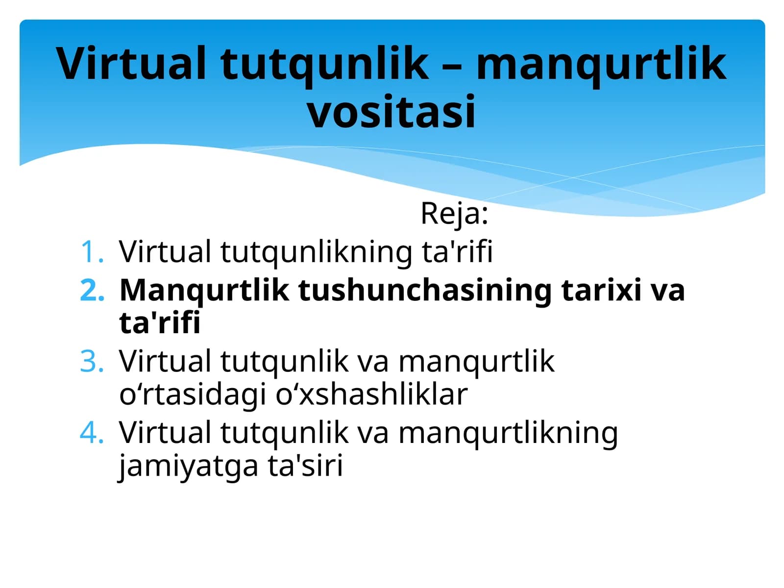 Virtual tutqunlik – manqurtlik vositasi