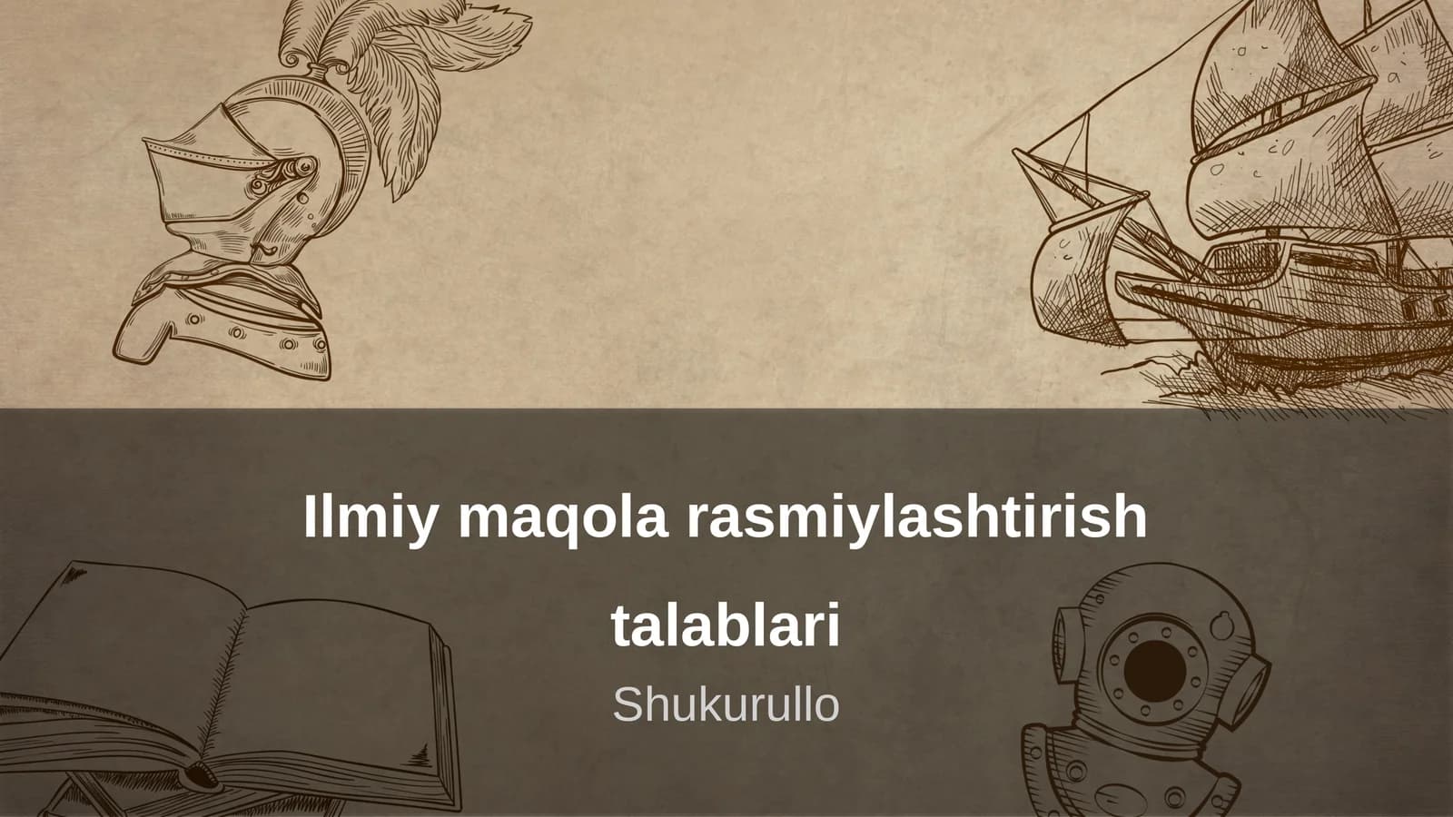 Ilmiy maqola rasmiylashtirish talablari