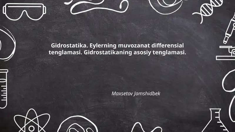 Gidrostatika