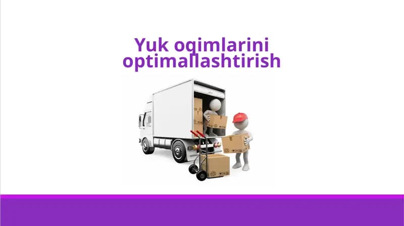 Yuk oqimlarini optimallashtirish