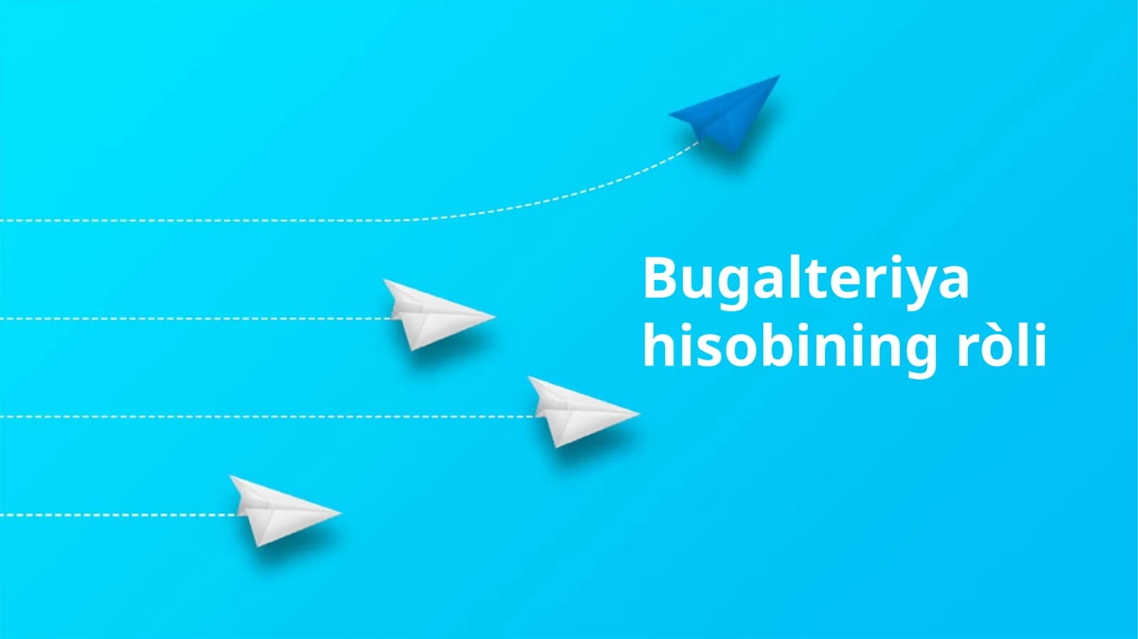 Bugalteriya hisobining ròli