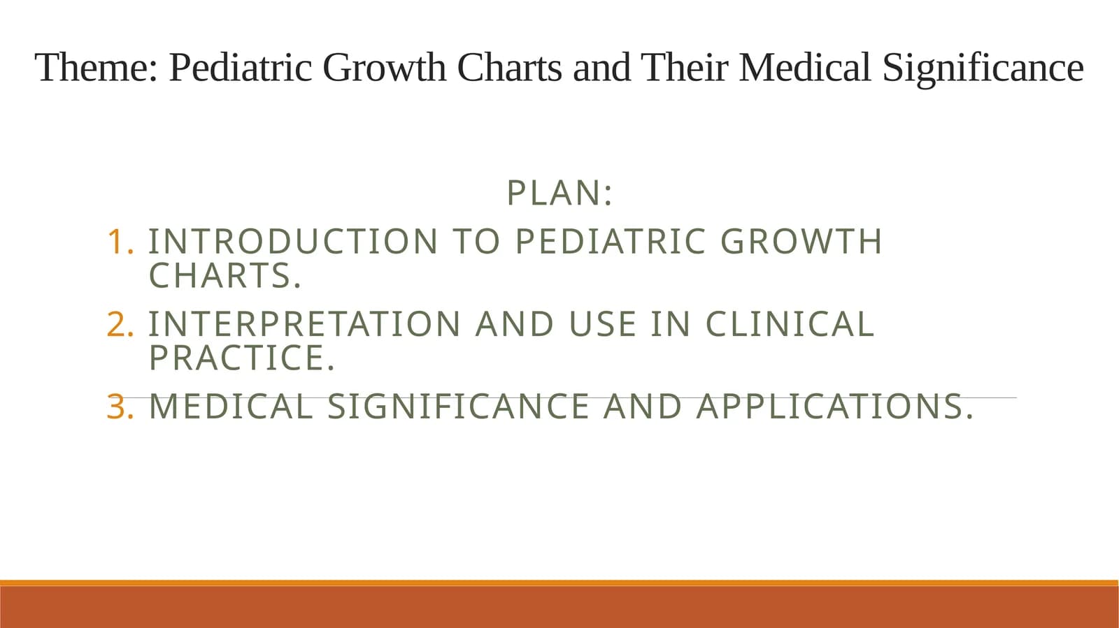 Pediatric Growth Charts and Their Medical Significance