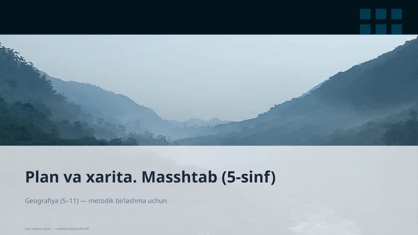 Plan va xarita. Masshtab (5-sinf)