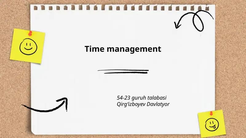 Time management