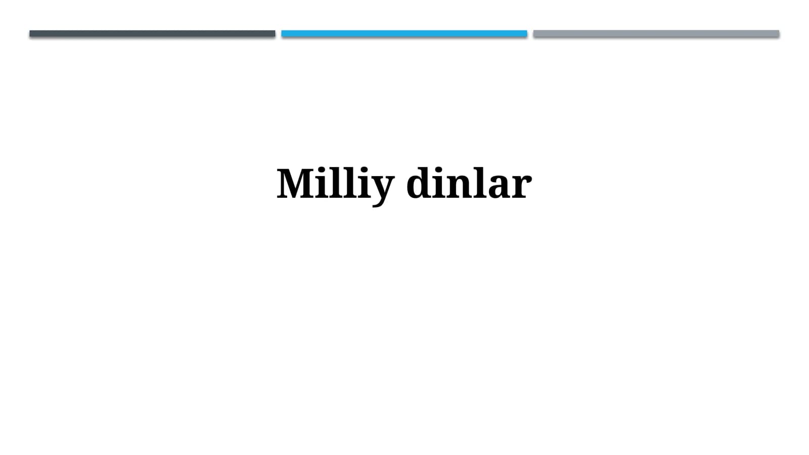 Milliydinlar