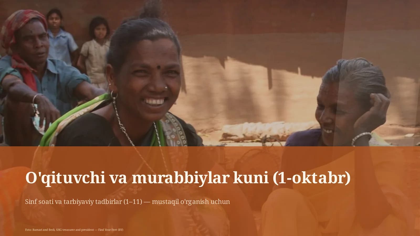 O'qituvchi va murabbiylar kuni (1-oktabr)