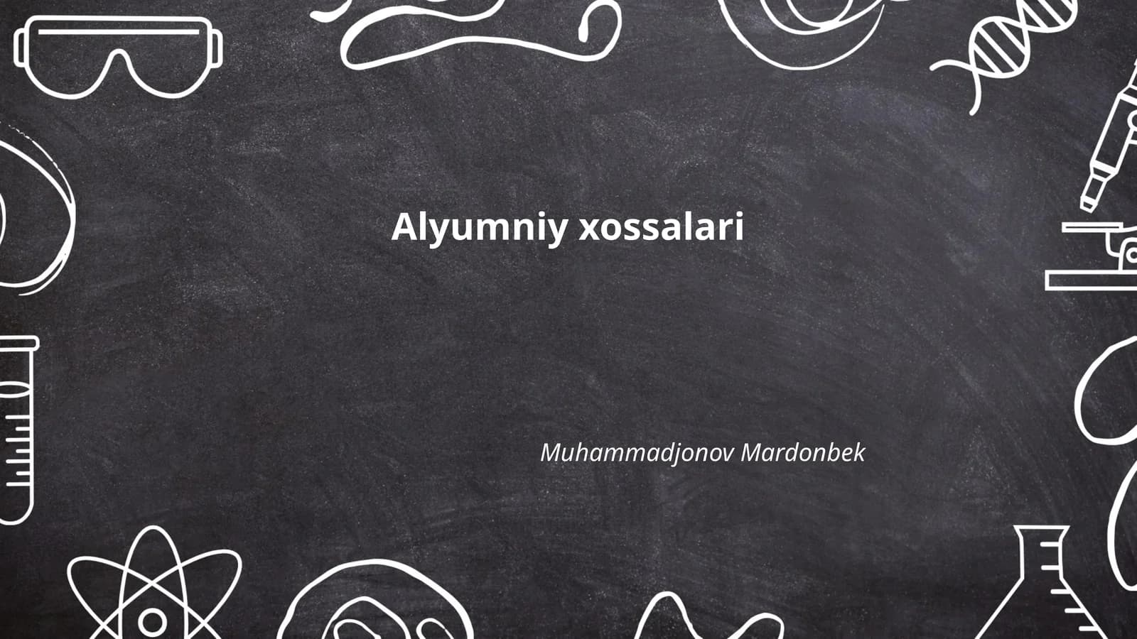 Alyumniy xossalari