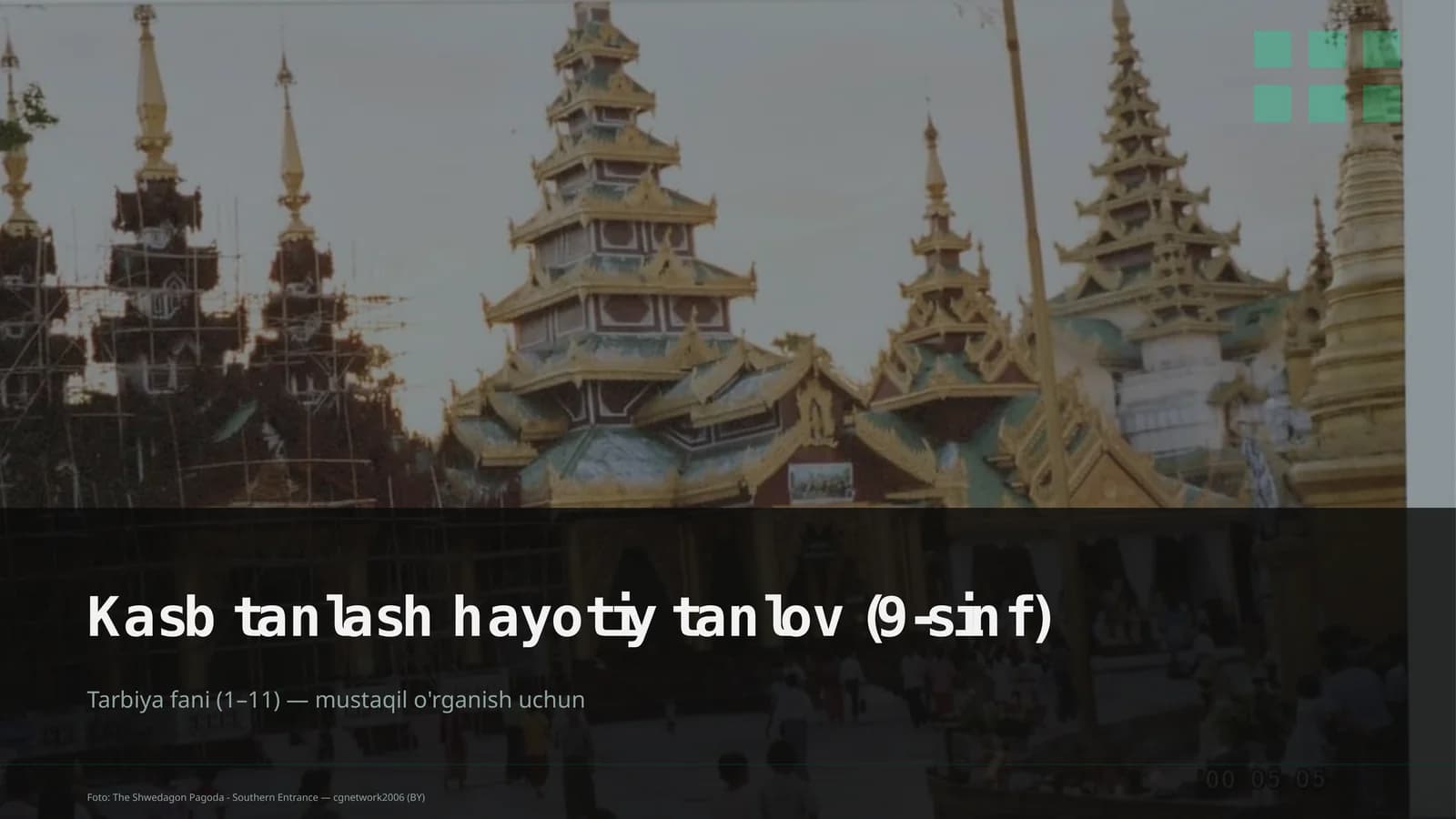 Kasb tanlash hayotiy tanlov (9-sinf)