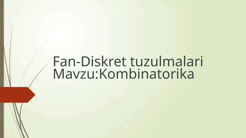 Kombinatorika