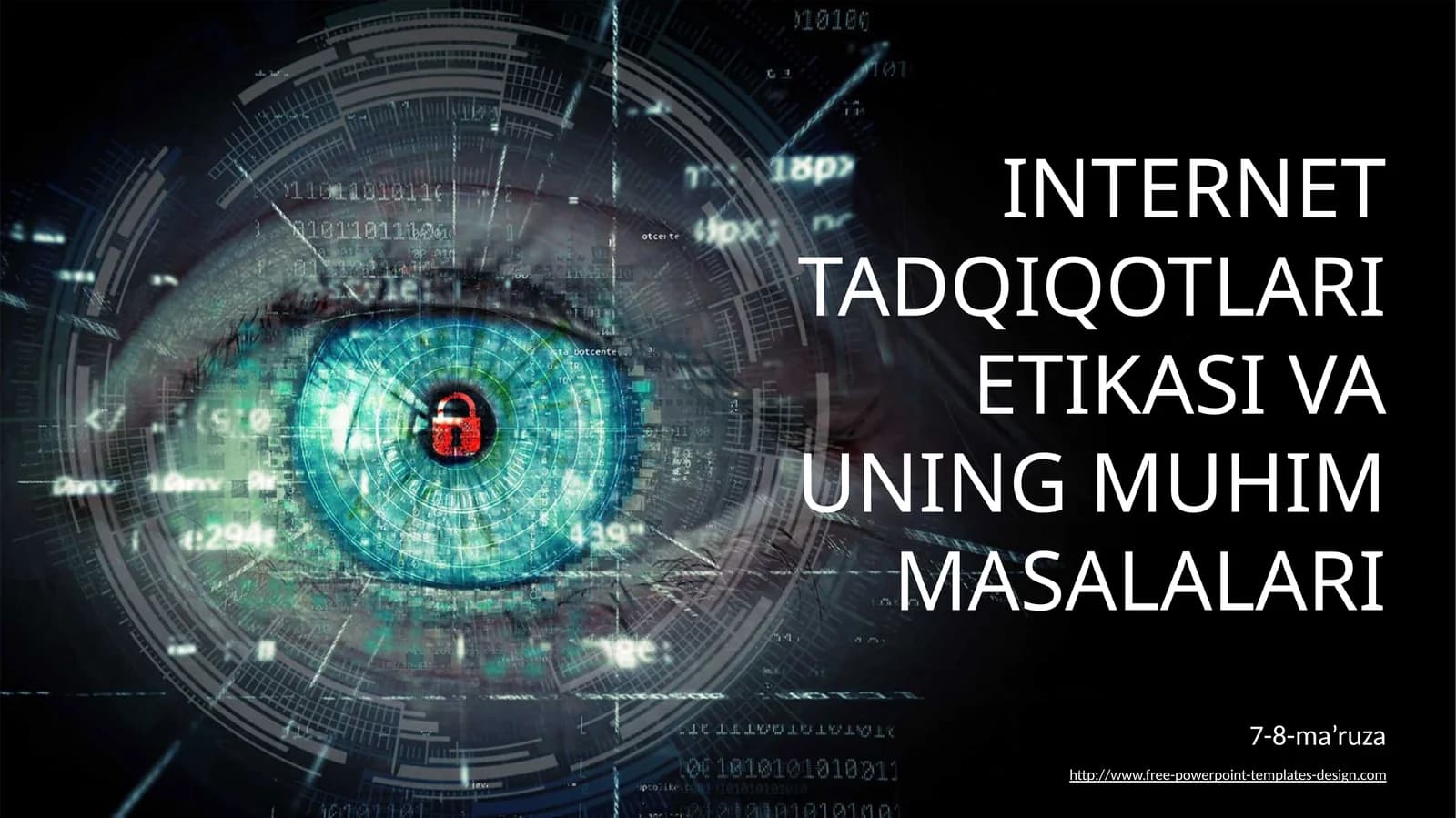 INTERNET TADQIQOTLARI ETIKASI VA UNING MUHIMMASALALARI