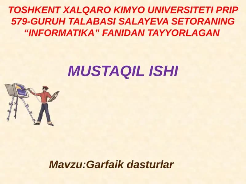 Garfaikdasturlar