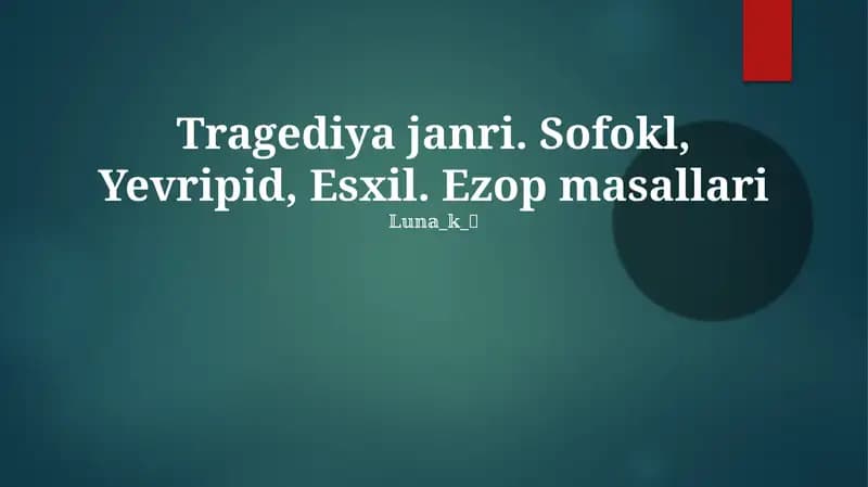 Mavzular va merosi