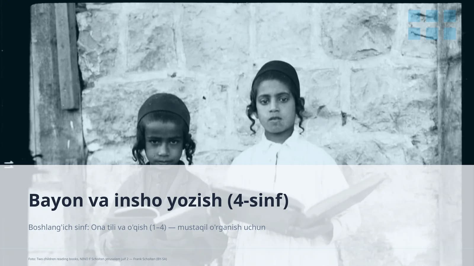 Bayon va insho yozish (4-sinf)
