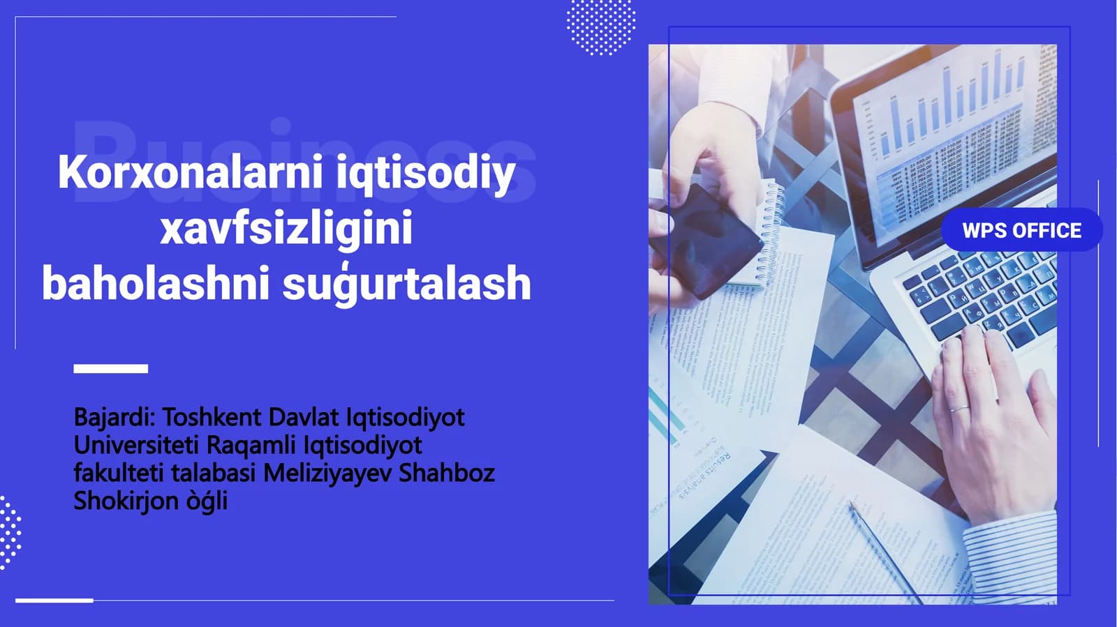 Korxonalarni iqtisodiy