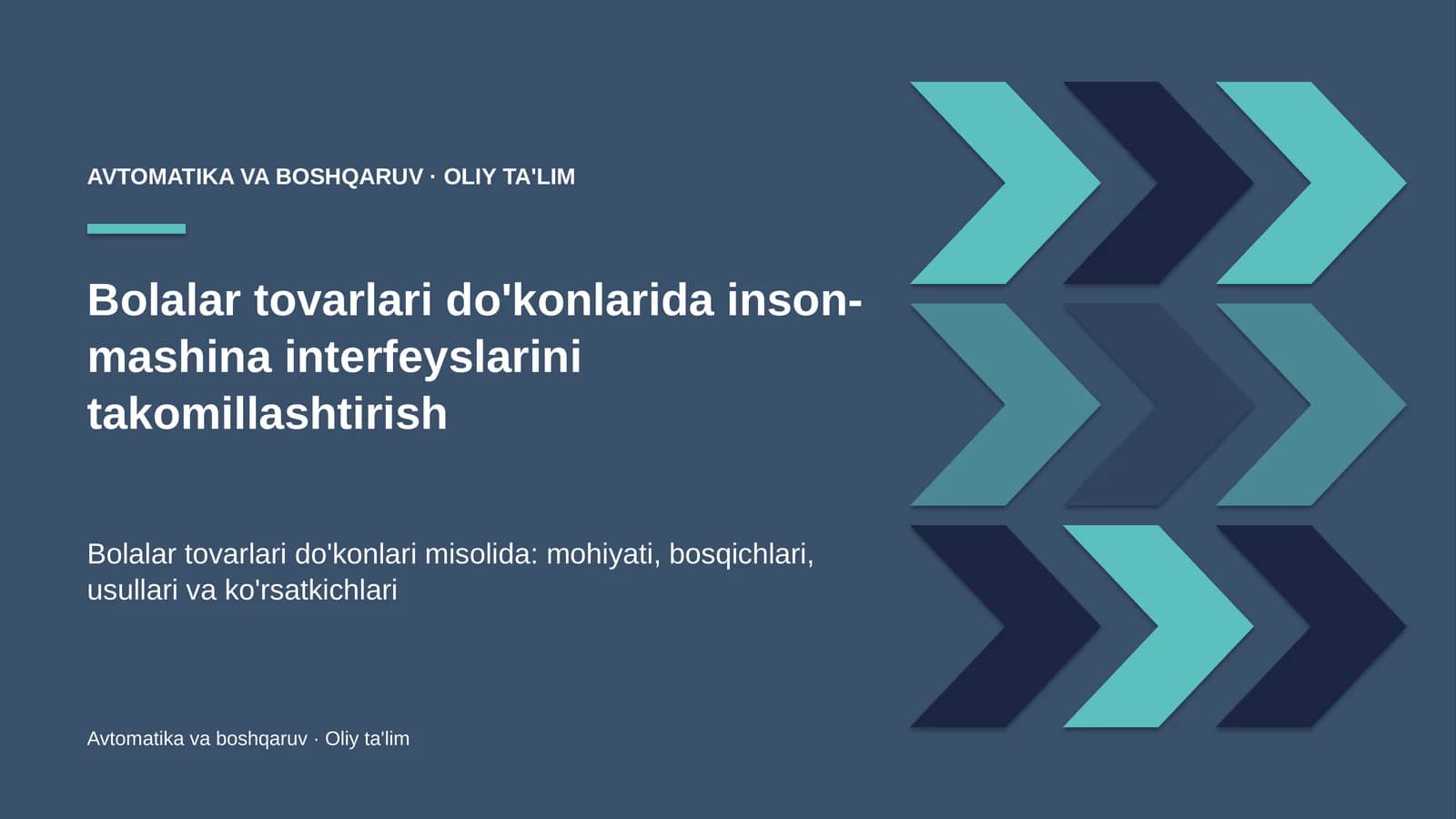 bolalar tovarlari do'konlarida inson mashina interfeyslarini takomillashtirish 6405