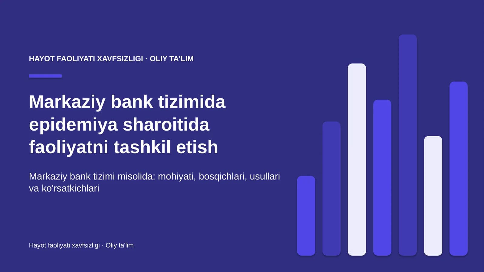 markaziy bank tizimida epidemiya sharoitida faoliyatni tashkil etish 4495