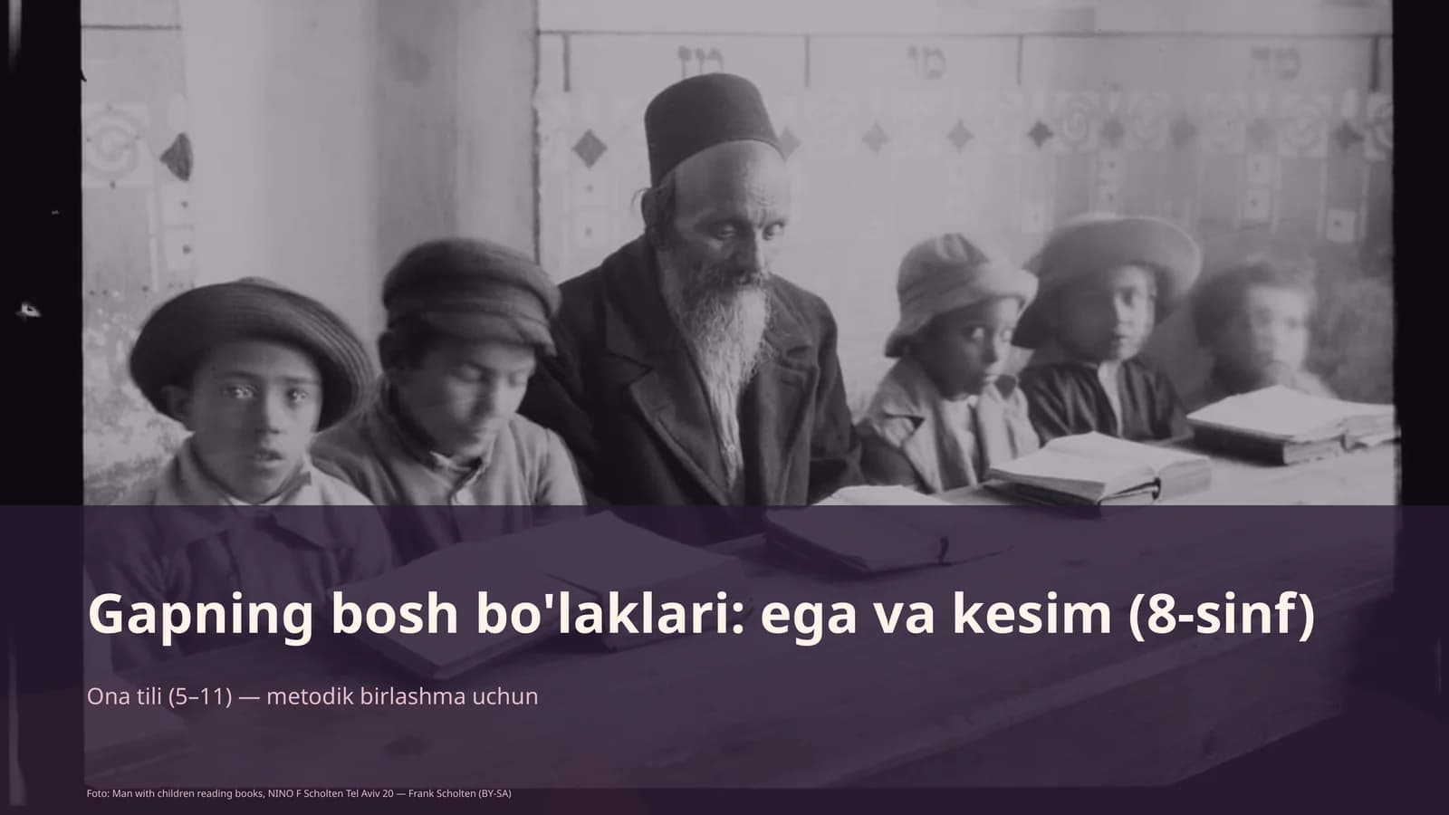 Ona tili (5– 11) — metodik birlashma uchun