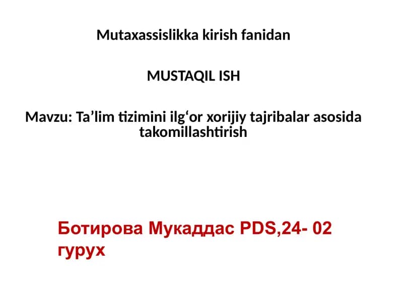 Finlyandiya taʼlim tizimi