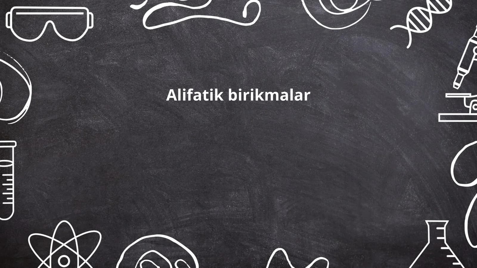 Alifatik birikmalar