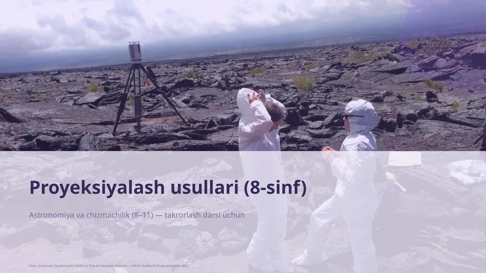 Proyeksiyalash usullari (8-sinf)