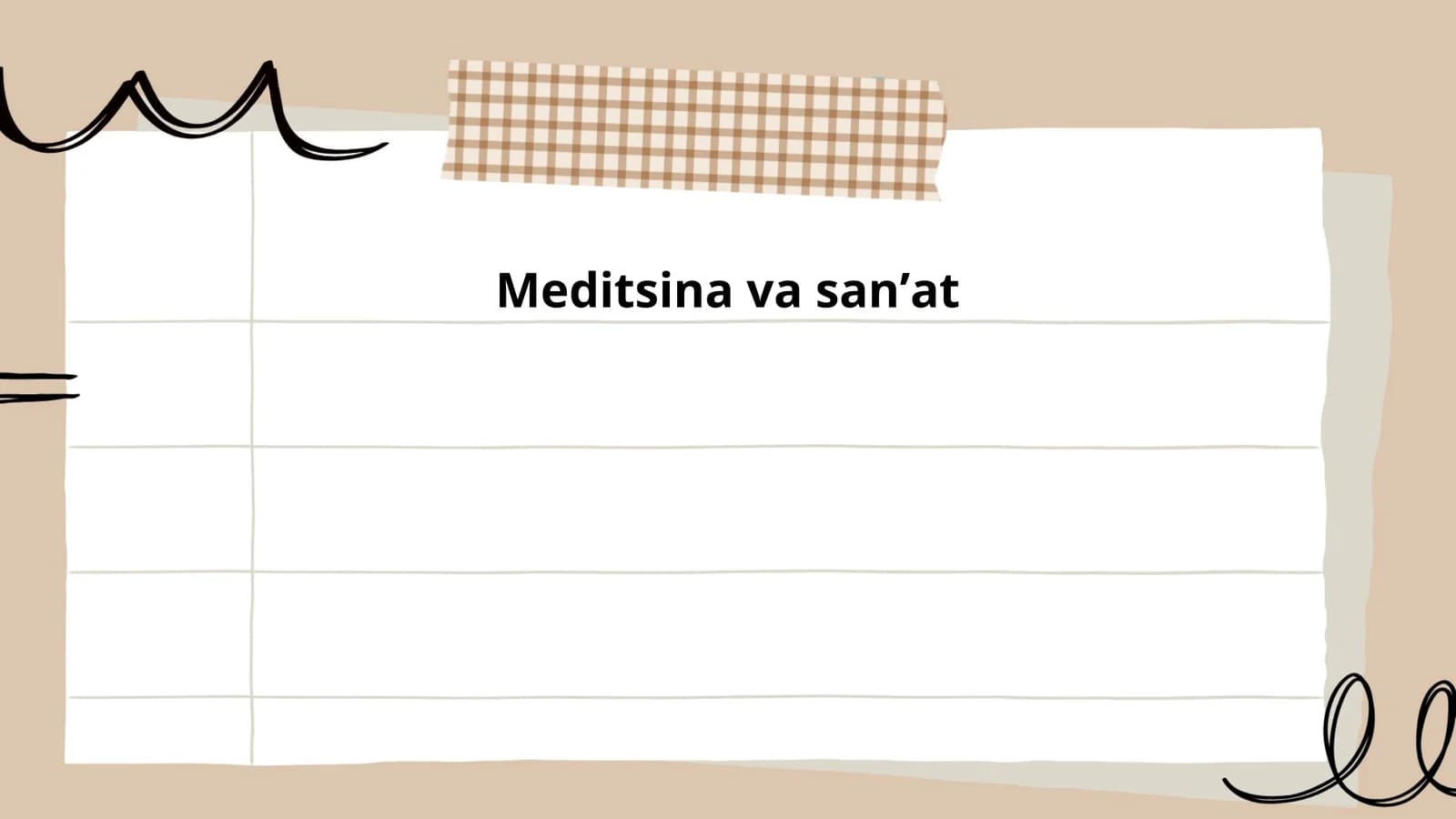 Meditsina va sanʼat