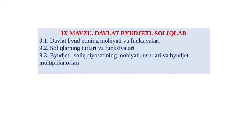 Davlat Byudjeti
