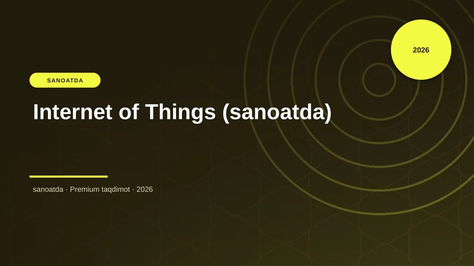 Internet of Things (sanoatda)
