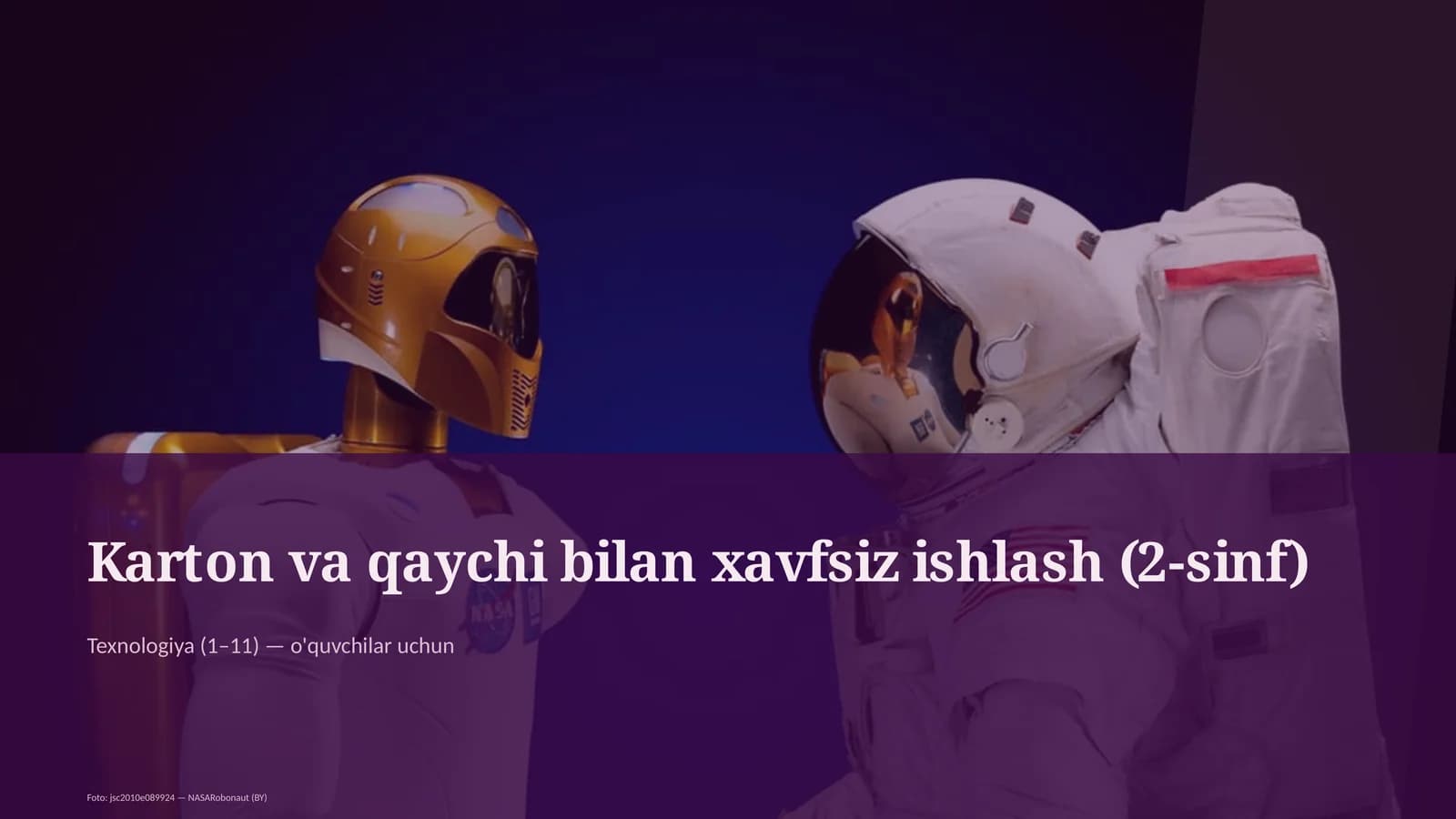 Karton va qaychi bilan xavfsiz ishlash (2-sinf)