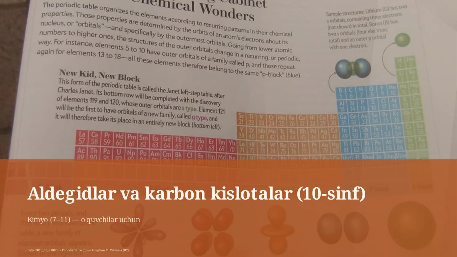 Aldegidlar va karbon kislotalar (10-sinf)