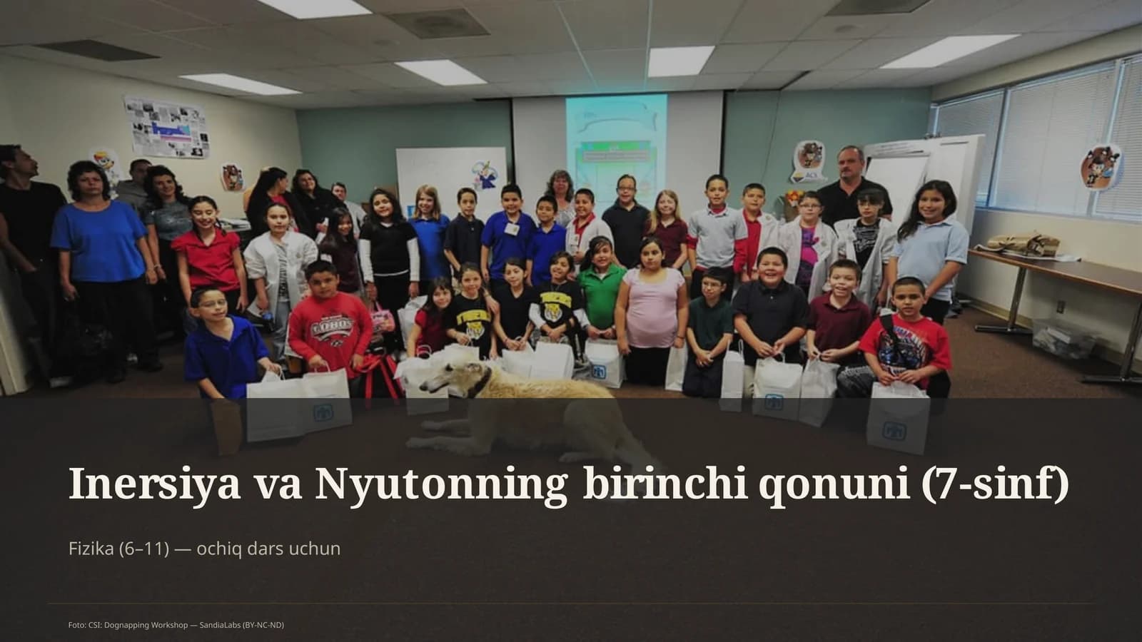 Inersiya va Nyutonning birinchi qonuni (7-sinf)