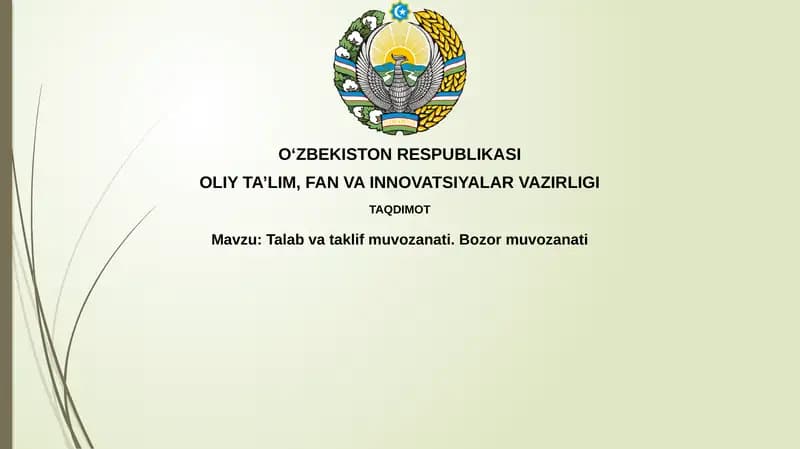 Talabvataklifmuvozanati