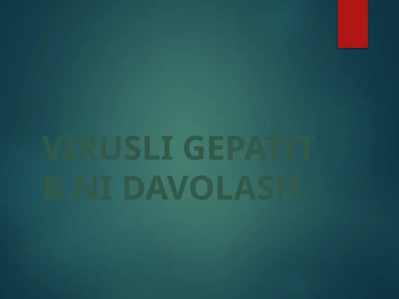 Gepatit B