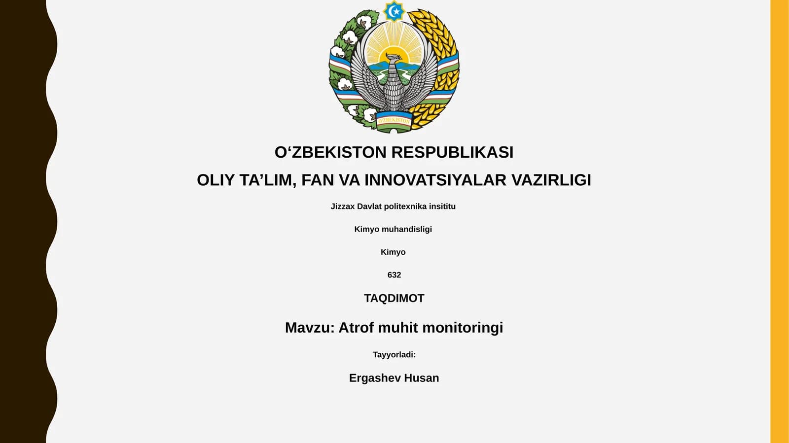 Atrof-muhit monitoringi