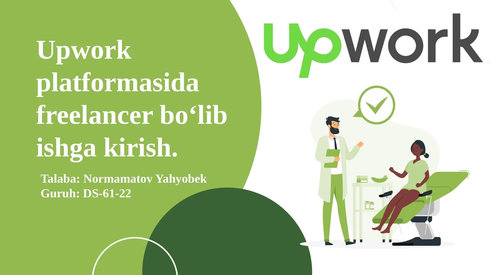 Upwork bo'yicha  to'liq tushuntirish