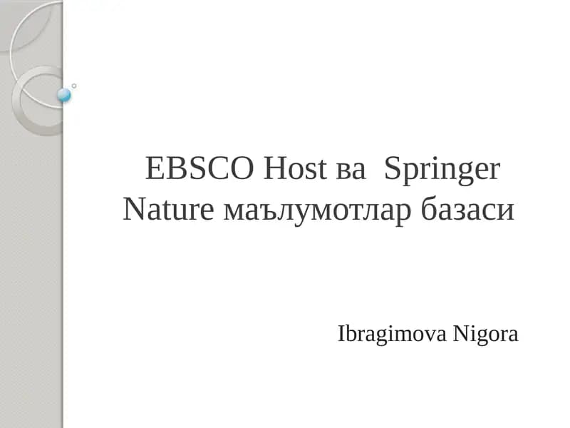 EBSCO Host