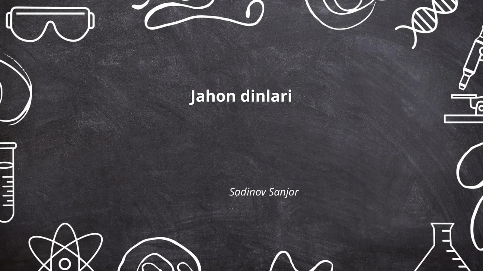 Jahon dinlari