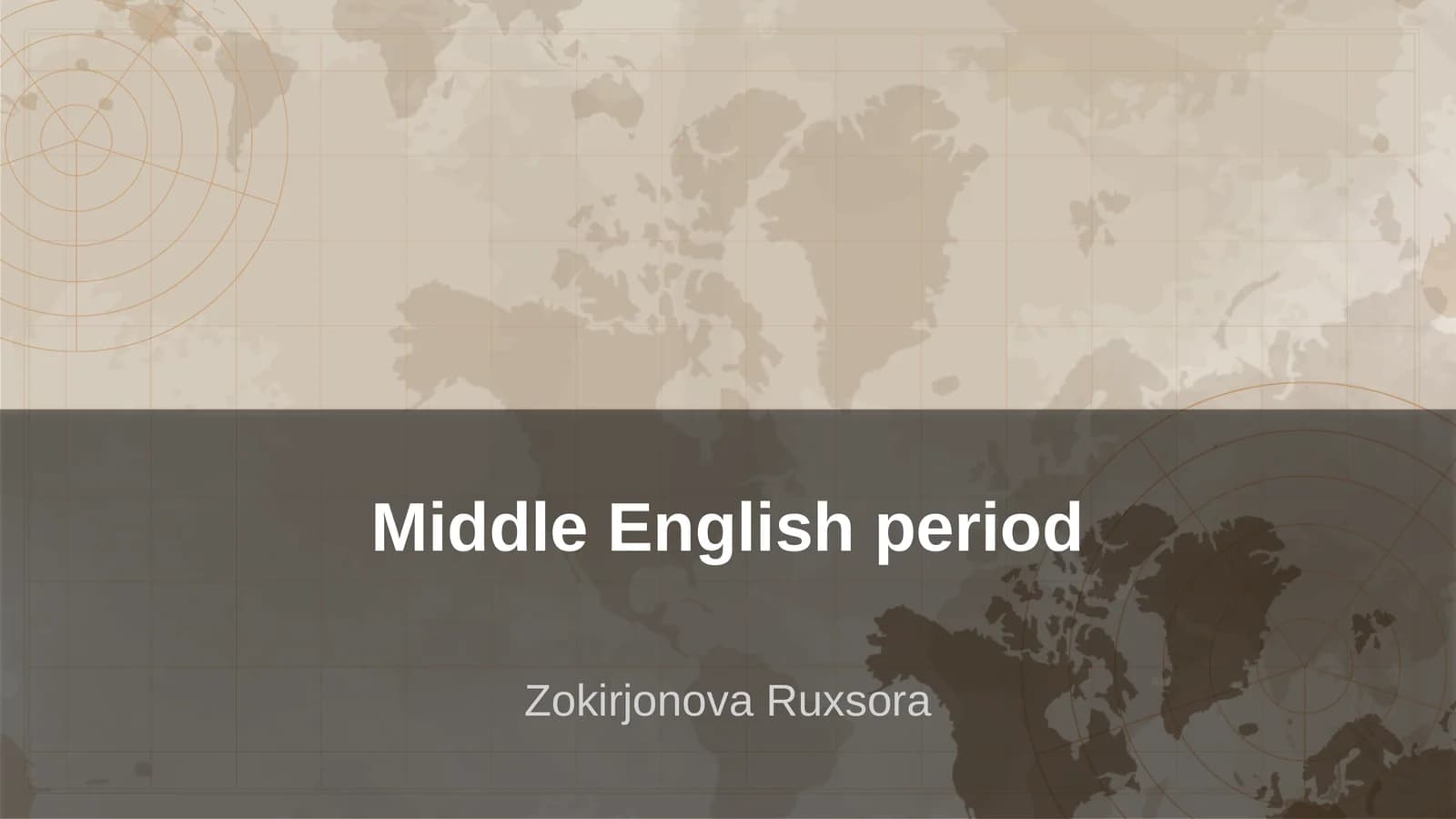 Middle English period