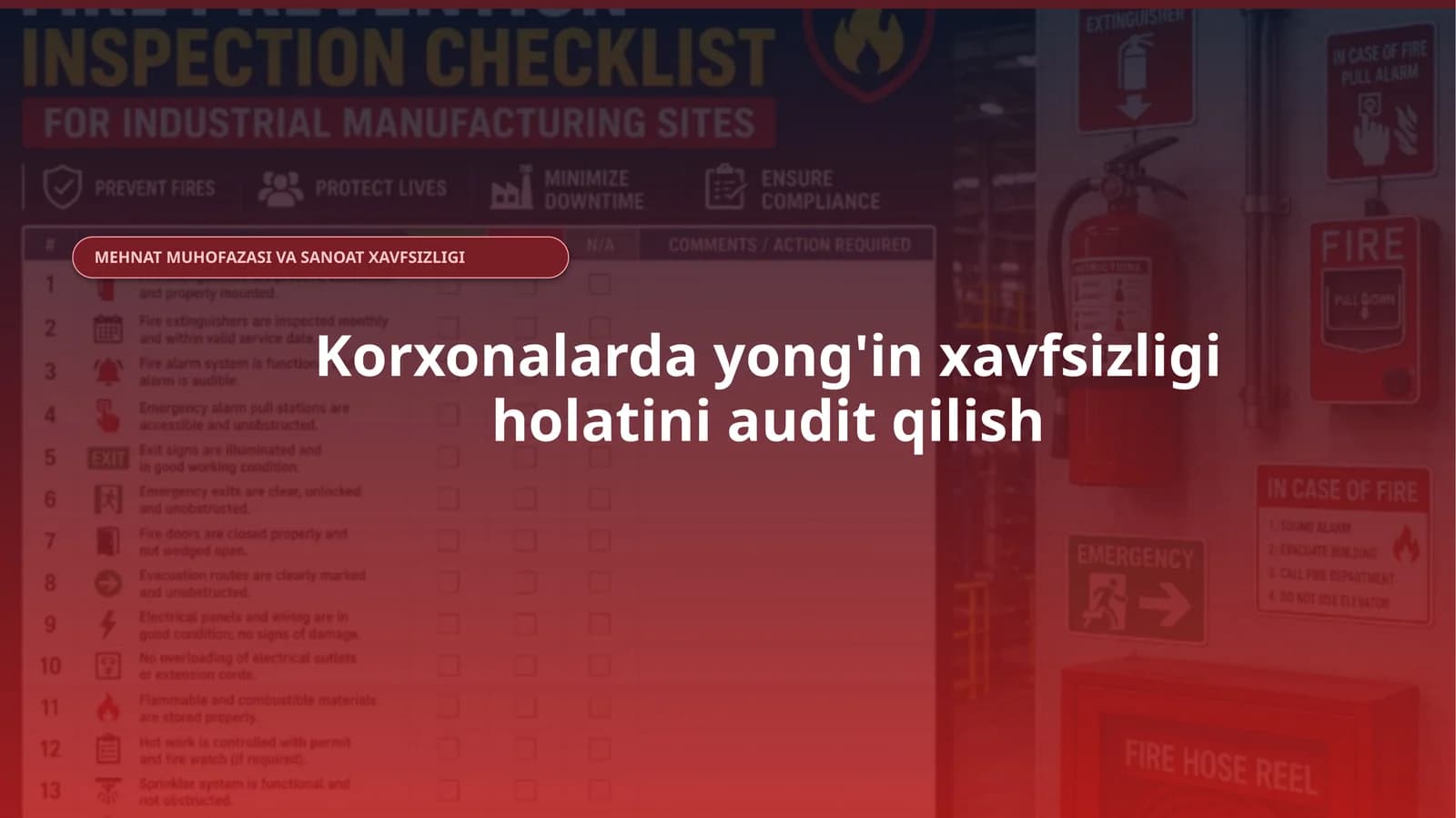 Yong'in xavfsizligi audit qilish