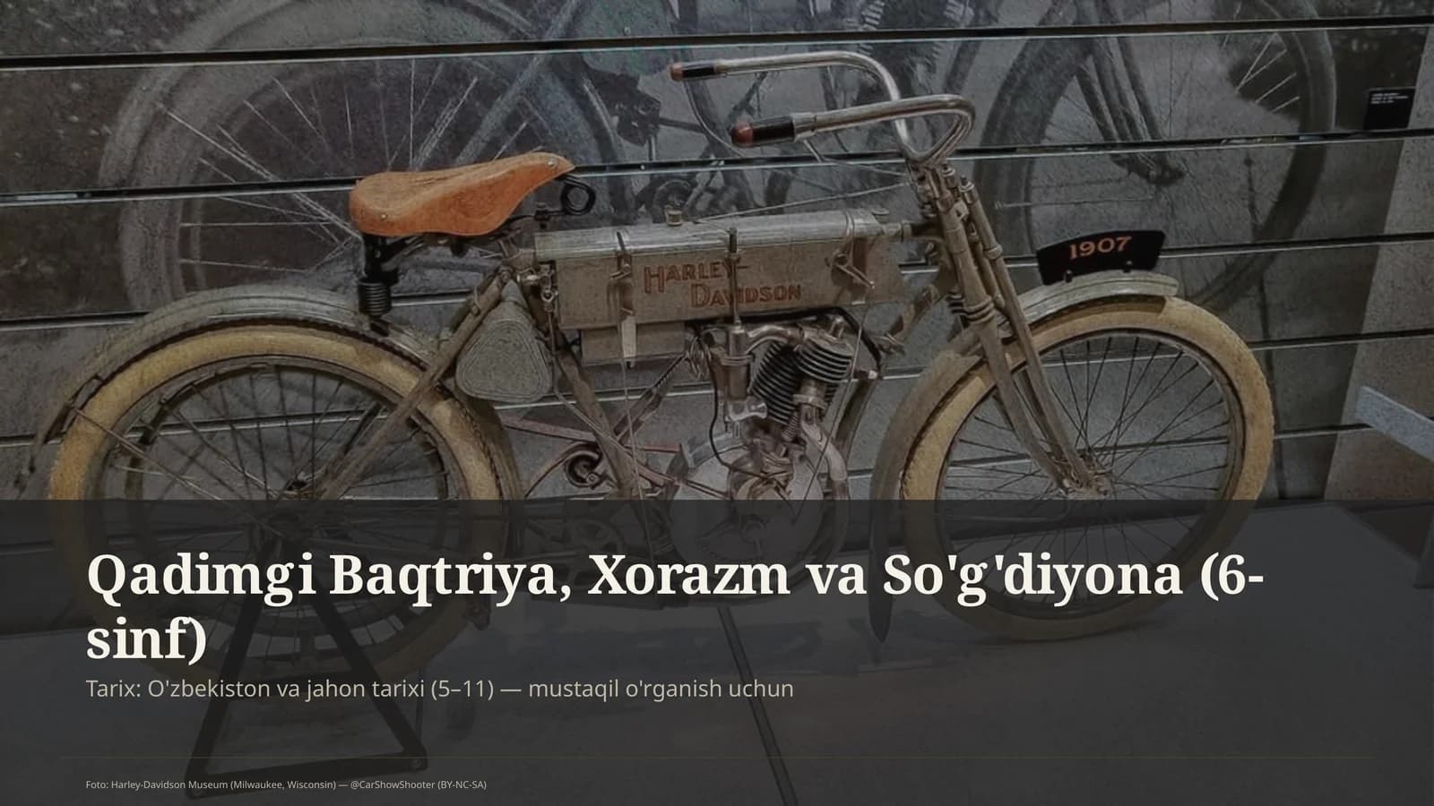 Qadimgi Baqtriya, Xorazm va So'g'diyona (6-sinf)