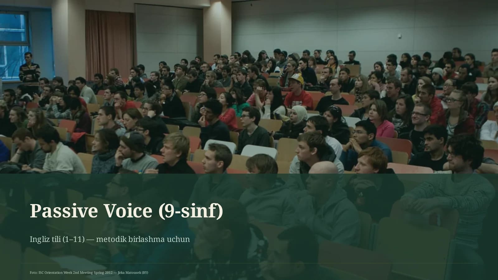 Passive Voice (9-sinf)