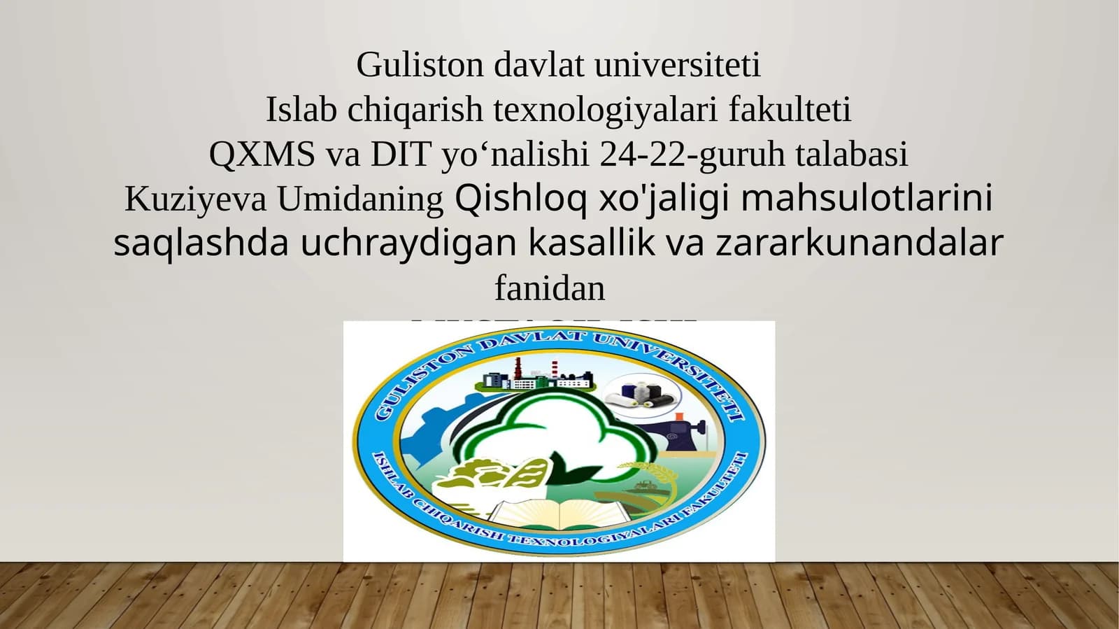 Fungitsidlar bilan tanishuv